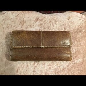 Roots Medium Trifold Clutch